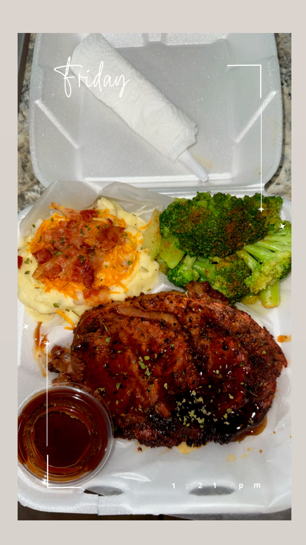 Ribeye Steak Plate