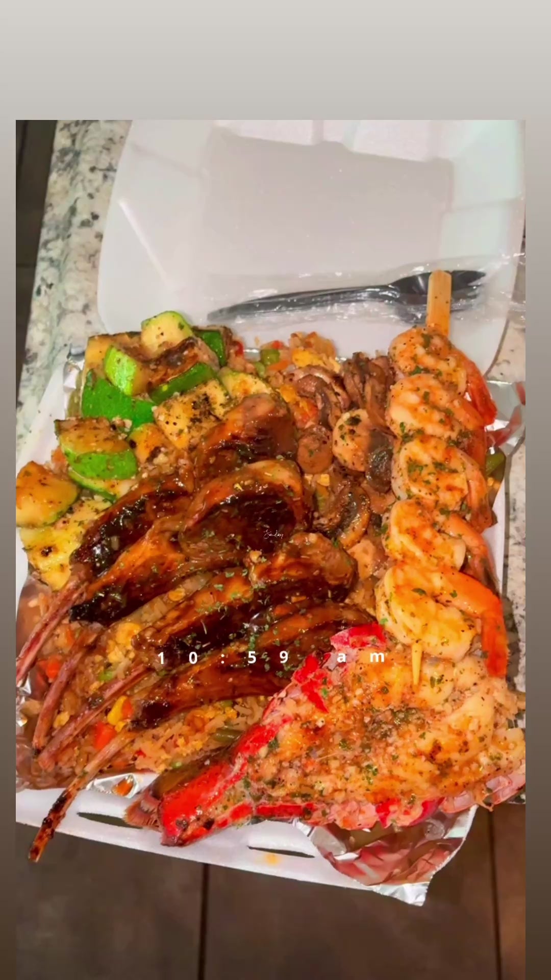 Hibachi Rice Plate (Choose Protein)